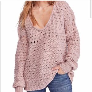 Free People Crashing Waves Wool Blend Sweater